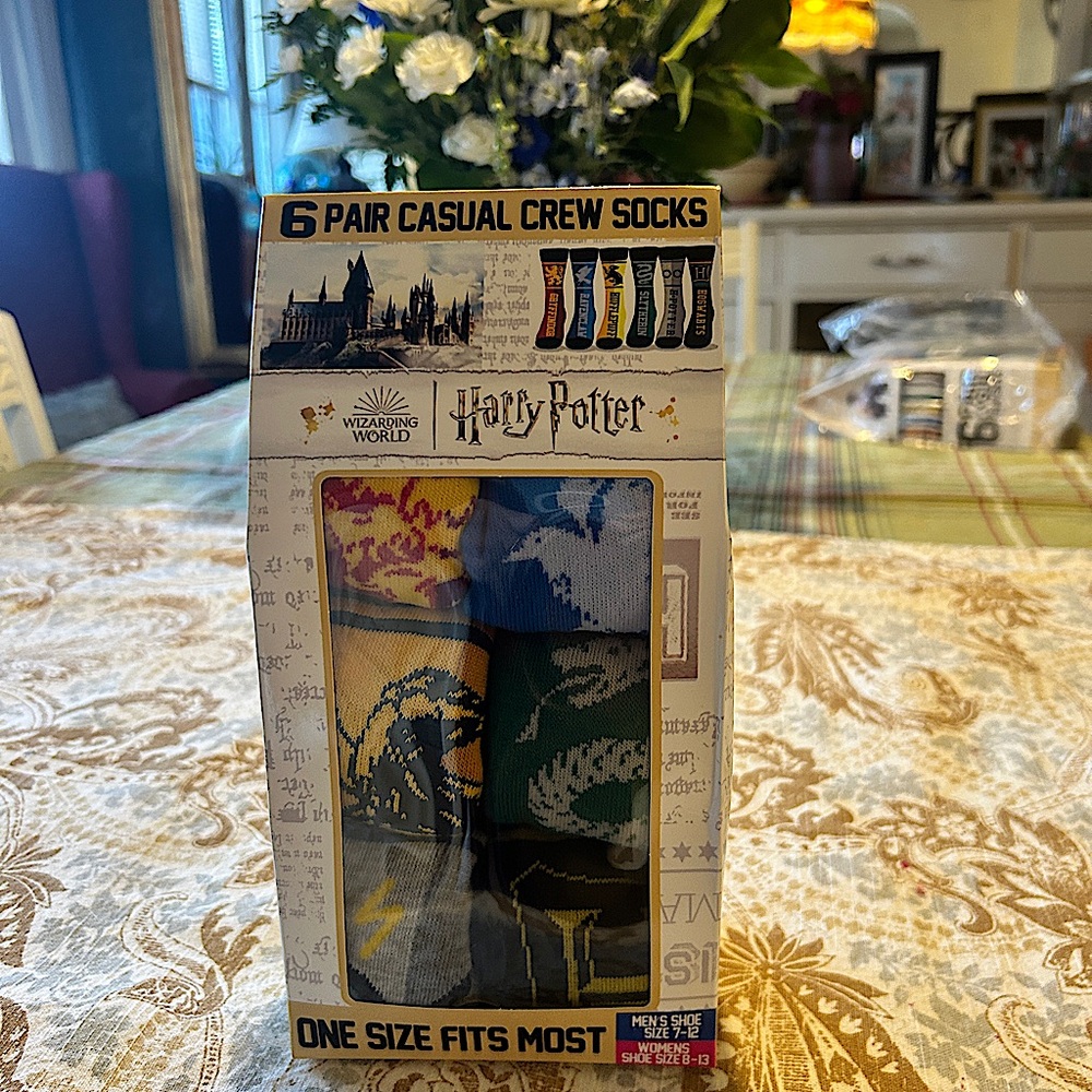 Harry Potter Casual Crew Socks Set NWB